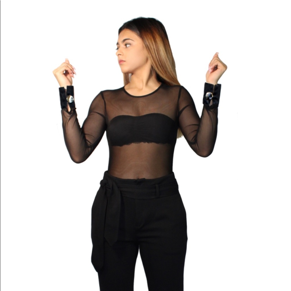 Rénoosh Petite mesh bodysuit